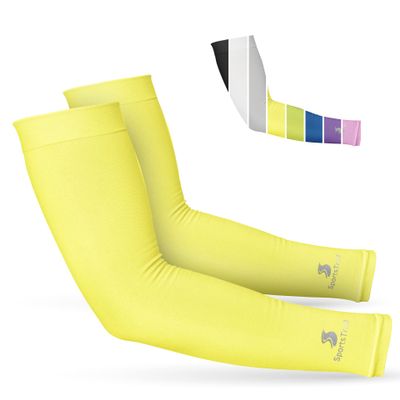 SportsTrail Cooling Arm Sleeves for Men & Women  Breathable, Moisture-Wicking, Sun Protection for Sports, Basketball, Football, Running, Golf, Cycling, Volleyball Arm Sleeves for Women, Men & Youth