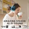 SoundMAGIC P23BT Portable On Ear Bluetooth Headphones CVC Noise Canceling Microphone HiFi Sound Stable Wireless Signal Connection Long Playtime with Detachable Cable for Game Black view 3