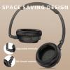 SoundMAGIC P23BT Portable On Ear Bluetooth Headphones CVC Noise Canceling Microphone HiFi Sound Stable Wireless Signal Connection Long Playtime with Detachable Cable for Game Black view 4
