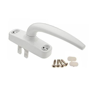 Grafkn Casement Lock Aluminum Alloy Window Handle Casement Window Sliding Door and Window Shift Fork Handle Handle External Unlocking (Color : White, Size : 35mm Plug)