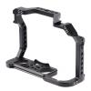 FocusFoto Camera Cage Video Filmmaking Stabilizer Rig Aluminium Alloy Extension Frame with Cold Shoe and 1/4" 3/8" Screw Mouting for Canon EOS R5 R6 Camera view 2