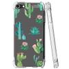 Bohefo Clear Case for iPod Touch 5/6/7 - Cute Soft TPU Shockproof Protective Case with Cactus Pattern Cover iPod Touch 7 Cactus view 2