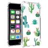 Bohefo Clear Case for iPod Touch 5/6/7 - Cute Soft TPU Shockproof Protective Case with Cactus Pattern Cover iPod Touch 7 Cactus view 3