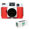 Holga 120N Plastic Medium Format Film Camera (Red/White) Bundle with Ilford HP5 Plus Black and White Negative Film ISO 400 (120 Roll Film) view 1