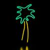 19" Green and Yellow Palm Tree LED Neon Style Wall Sign view 2