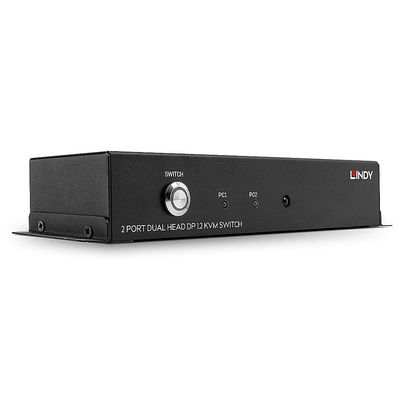 LINDY 39306 2 Port Dual Head DisplayPort 1.2 KVM Switch