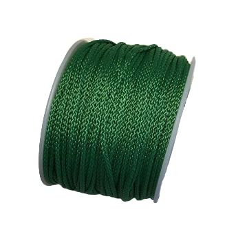 US Ropes Tactical Nylon Micro Cord 1.18mm X 125ft Lightweight Braided Cord (3/64" Diameter) on Spool Camping Boating Home Fishing Garden Jewelry 90lb Test Breaking Load (Kelly Green)