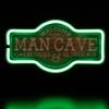 17" Green LED Lighted Man Cave Neon Style Wall Sign view 2
