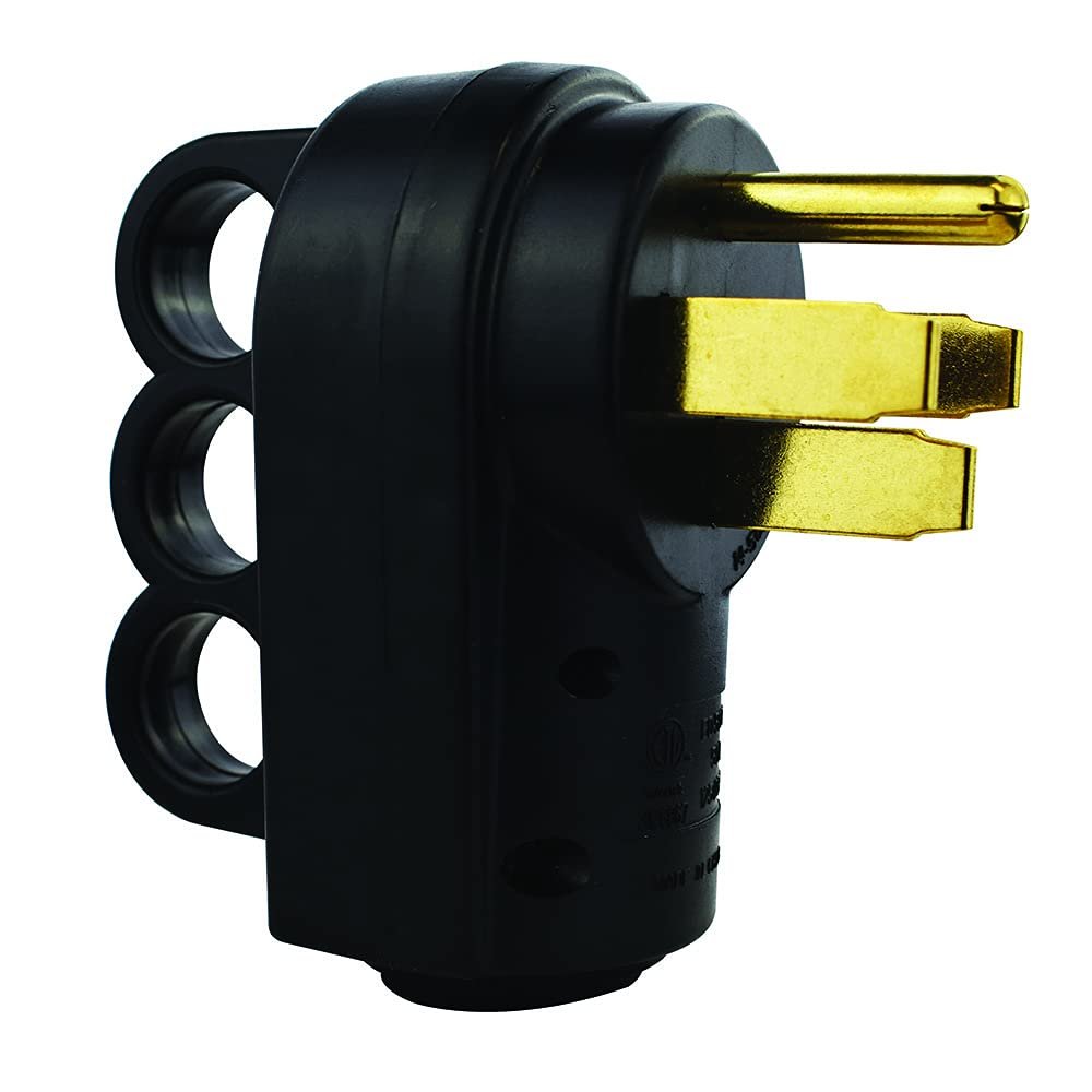 Power Watchdog 50 Amp Replacement Male Plug (50APlug) RV Electrical Plug Replacement for 50A Power Cords, Restores Safe & Secure Shore Power Connection