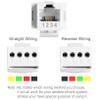 NECABLES 2Pack RJ11 Screw Jack CAT3 Telephone Keystone Jack with Screw Terminal on Breakout Board 4 Screws to RJ11 6P4C Female White view 3