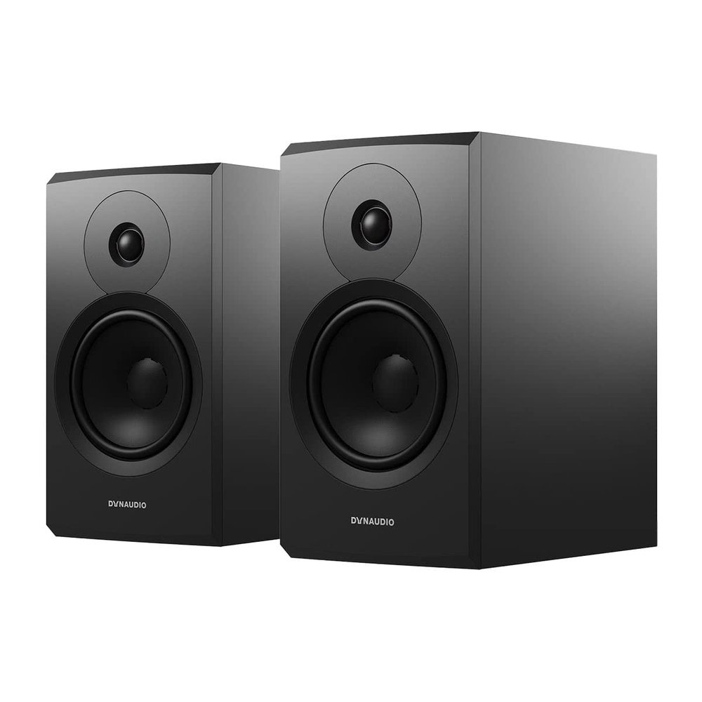 DYNAUDIO Emit 20 Compact Bookshelf Speaker - Pair (Black Satin)