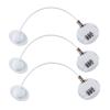 3 Pack Refrigerator Lock Combination Coded Fridge Lock Freezer Child Safety Lock Door Lock with Strong Adhesive No Keys Need White view 1