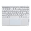 10in Keyboard with Touchpad Smartphones, for Tablets, Laptops, and Desktop Computers (White) view 1