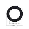 Jutagoss 1PCS 5Inch Speaker Rubber Edge Surround Rings Subwoofer Replacement Parts for Speaker Repair view 2