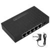 100-240V 5-Port SPOE VLAN Injector 5 Port Fast 10/100/1000Mbps Transmission Network VLAN Hub Long Range PoE Switch(U.S. regulations, Transl) view 1