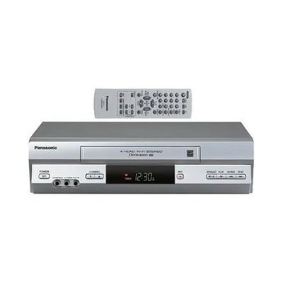 Panasonic PV-V4525S 4-Head VCR, Silver (Renewed)