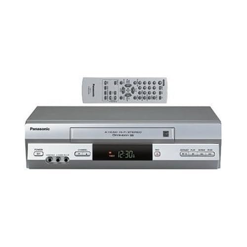 Panasonic PV-V4525S 4-Head VCR, Silver (Renewed)