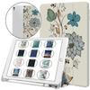 DuraSafe Cases for iPad Air 6th 2024 / Air 11" Air 5th 2022 Air 4th 2020 10.9 Inch A2588 A2316 MM6R3LL/A MM6T3LL/A Clear Back TPU Silicone Back Printed Case Pencil Holder - Watercolor Flowers view 1