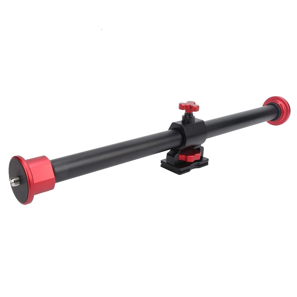 Camera Tripod Boom Arm,Aluminum Alloy Camera Tripod Overhead SLR Camera Cross Arm Bracket Extension Rod with Rubber Pad,for Camera