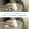 Cordinate Wireless Charging Station Compatible Only with AirPods and AirPods Pro, 5W Qi Charger, Ear Buds, Indicator Light, Great for Home or Office, 4ft. USB-A to USB-C Cable, White, 58616 view 3