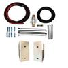 Batwing amplifier mount. Fits 2006 to 2013 Harley Davidson batwing motorcycles equipped with a stock or aftermarket radio. Wire kit option. Easy install! (Small Amplifier Mount With CCA Amp Wire Kit) view 1