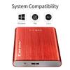 PANGQIE Portable SATA External Hard Drive HDD 2TB 1TB 500GB USB3.0 Ulra-Fast File Transfers (2TB, Red) view 4