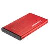 PANGQIE Portable SATA External Hard Drive HDD 2TB 1TB 500GB USB3.0 Ulra-Fast File Transfers for Windows, Mac and Linux (2TB, Red) view 1