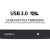 PANGQIE Portable SATA External Hard Drive HDD 2TB 1TB 500GB USB3.0 Ulra-Fast File Transfers for Windows, Mac and Linux (2TB, Blue) view 3