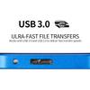 PANGQIE Portable SATA External Hard Drive HDD 500GB 1TB 2TB USB3.0 Ulra-Fast File Transfers for Windows, Mac and Linux (2TB, Blue) view 3