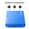 PANGQIE Portable SATA External Hard Drive HDD 500GB 1TB 2TB USB3.0 Ulra-Fast File Transfers for Windows, Mac and Linux (2TB, Blue) view 4
