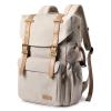 BAGSMART Camera Backpack, DSLR Camera Bag, Waterproof Camera Bag Backpack for Photographers, Fit up to 15" Laptop with Rain Cover and Tripod Holder, Ivory White view 1