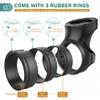 TUSITA Seat Post Quarter Turn Mount Compatible with Garmin Varia RTL510 RTL515 RVR315 Rearview - Fit 27.2mm 30.9mm 31.6mm Bars Seatpost view 3