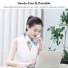 AQUYY Portable Hanging Neck Fan, Hands Free Neckband Cooling Fan with 3 Wind Speeds, USB Rechargeable Quiet Neck Cooler, Personal Air Conditioner for Outdoor Sports Indoor Office, 1800mAh*2 White view 2