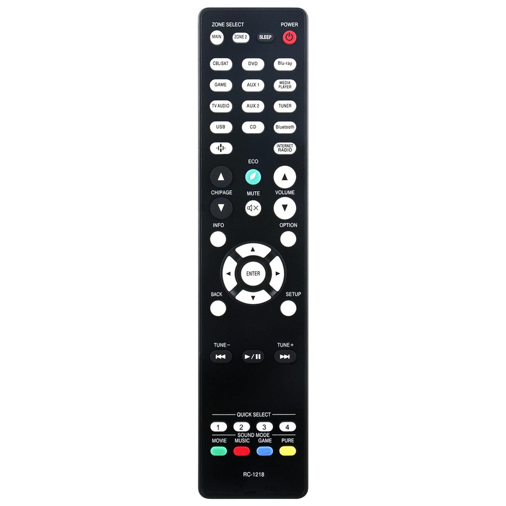 RC-1218 Replaced Remote Sub RC-1228 RC-1192 fit for Denon Integrated Network AV Receiver AVR-X2400H AVR-X1400H AVR-X1500H AVR-X1600H AVR-X2100W AVR-X2200W AVR-X2300W AVR-X2500H AVR-X2600H AVR-X3100W