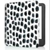 AIRWEE Case for 6" Kindle 10th Generation 2019 Release, Slim Lightweight PU Leather Stand Cover with Auto Wake/Sleep, Magnetic Closure Folio Cover for Kindle 10th Gen 2019, Black and White Dots view 1