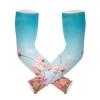 WELLDAY Beautiful Cosmos Flowers Gardening Sleeves with Thumb Hole UV Sun Protection Farm Sleeves for Women Men view 1