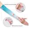 WELLDAY Beautiful Cosmos Flowers Gardening Sleeves with Thumb Hole UV Sun Protection Farm Sleeves for Women Men view 3