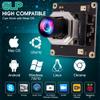 4K USB Camera Module Autofocus with Dual Microphone for Computer and Raspberry Pi Mini UVC USB2.0 Webcam Board 8mp Industrial Lightburn Camera IMX415 PC Camera Audio Video Web Camera for Laptop view 3