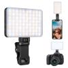 King Ma Portable Selfie Phone Light, 3 Modes LED Clip on Light Rechargeable Video Light for iPhone Pictures, TikTok Vlog, Computer Laptop Video Conferencing view 1