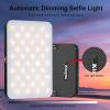 King Ma Portable Selfie Phone Light, 3 Modes LED Clip on Light Rechargeable Video Light for iPhone Pictures, TikTok Vlog, Computer Laptop Video Conferencing view 2