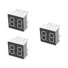Bettomshin 3pcs LED Digital Dispaly Common Anode 10 Pin 2 Bit 0.59 x 0.55 x 0.31inch(LxWxH) 0.28'' Red Display Digital Dispaly 3621BH view 1