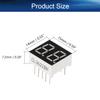 Bettomshin LED Digital Dispaly Common Anode 10 Pin 2 Bit 0.59 x 0.55 x 0.31inch(LxWxH) 0.28" Red Display Digital Dispaly 3621BH 5Pcs view 2
