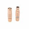 HangTon Compatible for Lemo 1B FGG PHG Connector, Male Female Circular Push Pull Free Socket and Cable Plug (7-pin, Rose Gold) view 1