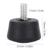 Universal 1/4" 3/8" Rubber Foot for Tripod Monopod, Universal Non Slip M8 Rubber Feet for Monopod Tripod for Outdoor Photograph(1/4") view 2