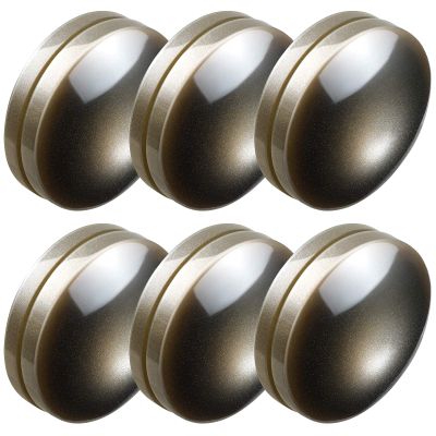 Jetec 12 Pcs/6 Sets Magnetic Curtain Weights No Sew Shower Curtain Magnets Gray Plastic Shower Curtains Liner Clips for Light Curtains Tablecloth Liner