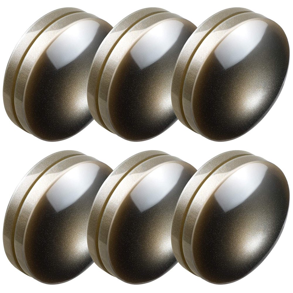 Jetec 12 Pcs/6 Sets Magnetic Curtain Weights No Sew Shower Curtain Magnets Gray Plastic Shower Curtains Liner Clips for Light Curtains Tablecloth Liner