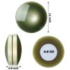 Jetec 12 Pcs/6 Sets Magnetic Curtain Weights No Sew Shower Curtain Magnets Dark Green Plastic Shower Curtains Liner Clips for Light Curtains Tablecloth Liner view 3
