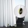 Jetec 12 Pcs/6 Sets Magnetic Curtain Weights No Sew Shower Curtain Magnets Dark Green Plastic Shower Curtains Liner Clips for Light Curtains Tablecloth Liner view 4