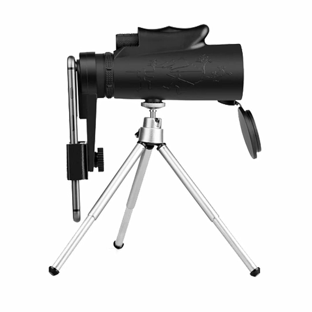 YSCO Monocular Telescope 40x60 Handheld for Smartphone Night Vision with Tripod and Holder, IPX7 Waterproof High Powful Optics Monoscope Binoculars Spotting scopes for Adult Stargazing