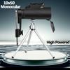 YSCO Monocular Telescope 40x60 Handheld for Smartphone Night Vision with Tripod and Holder, IPX7 Waterproof High Powful Optics Monoscope Binoculars Spotting scopes for Adult Stargazing view 2
